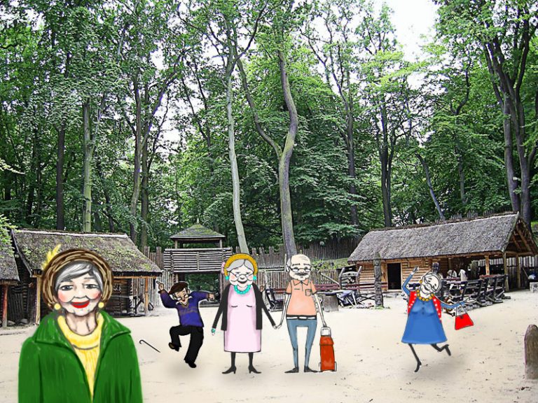 seniorzy na grodzisku