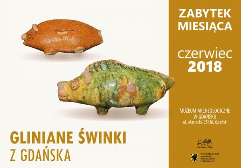 Gliniane swinki z Gdanska zabytek