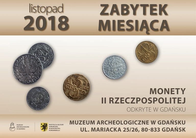 MonetyIIRzeczpospolitejodkrytewGdańsku plakat