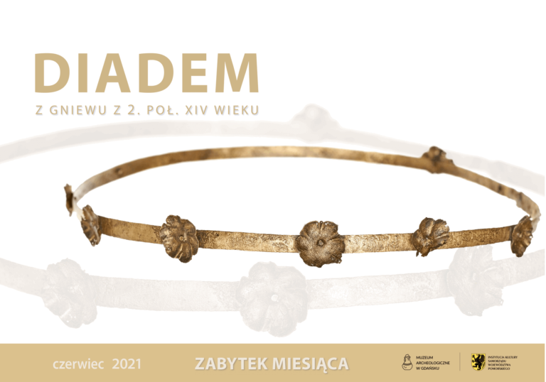 Plakat przedstawiający zabytkowy diadem.