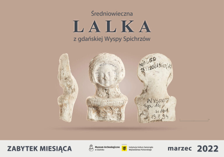Lalka Zabytek Miesiaca MAG marzec  plakat