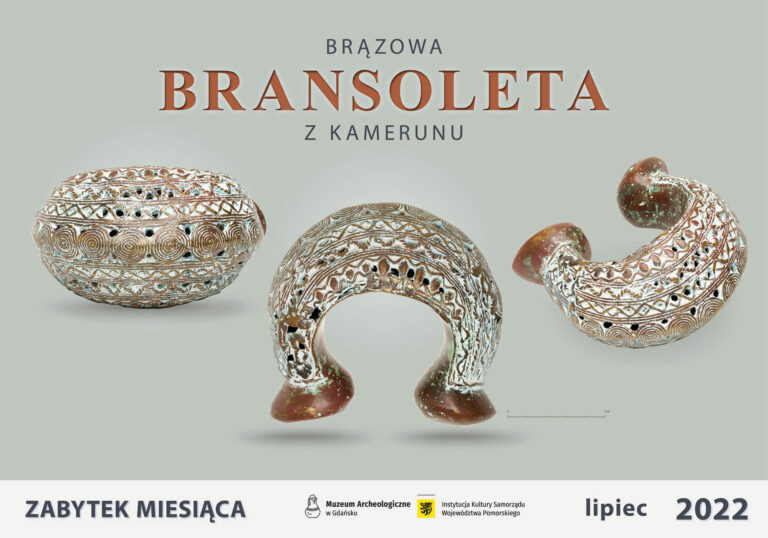 Brazowa bransoleta z Kamerunu plakat